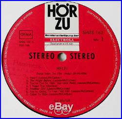 The Beatles Help! Vinyl VG+ LP HÖR ZU SHZE 162 LP Germany 1966 RE, misprint
