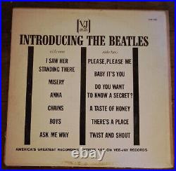 The Beatles Introducing the Beatles Vee Jay Records Vinyl Great Condition