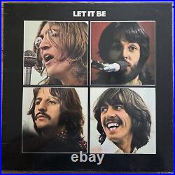 The Beatles Let It Be Rare On White Vinyl Apple Records Pcs-7096