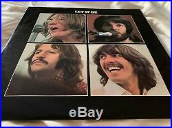 The Beatles Let It Be UK Apple Pressing Red Apple Sleeve -2U, -2U Vinyl
