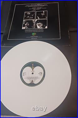 The Beatles Let It Be UK import White Vinyl PCS 7096 RARE EXCELLENT