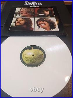 The Beatles Let It Be UK import White Vinyl PCS 7096 RARE EXCELLENT