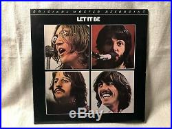 The Beatles Let it Be LP Vinyl Album Apple Records MFSL 1-109 EX/EX mofi