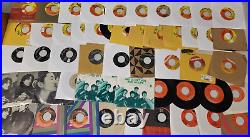 The Beatles Lot Of 187 single 45 Rpm Vinyl Records 7 G+ to VG+ Pic Sleeves