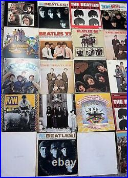 The Beatles Lot Of 25 Vinyl LP Records