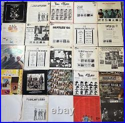 The Beatles Lot Of 25 Vinyl LP Records