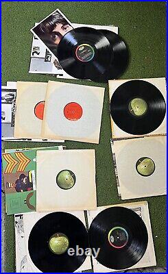 The Beatles Lot Of 25 Vinyl LP Records