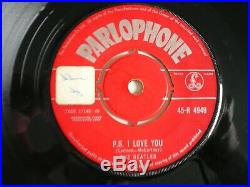The Beatles Love Me Do 7 Vinyl UK 1962 Parlophone 1st Press 1N/1N ZT Tax Single