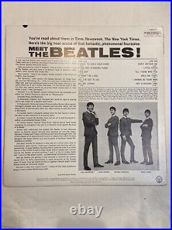 The Beatles Meet The Beatles LP Vinyl 1964 1st Press T2047 With Missing Producer