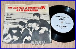 The Beatles & Murray The K As It Happened 1964 Orig 7+rare Picture Sleeve Ex