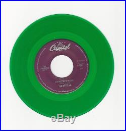 The Beatles Norwegian Wood If I Juke Box Green Vinyl Capitol 45 Record MINT RARE