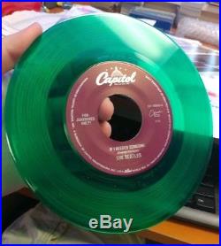 The Beatles Norwegian Wood & If I Needed Someone 45 Green Vinyl RARE