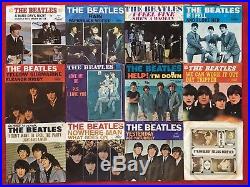 The Beatles Original 45 Pictures Sleeve Collection Vinyl Records Lot Ps 7