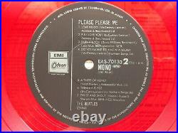 The Beatles PLEASE PLEASE ME 1982 withOBI UK CUTTING JAPAN 1st LIMITED MONO RED