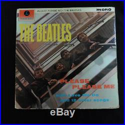 The Beatles PLEASE PLEASE ME Mono GOLD 1st Press Vinyl Album PMC 1202 VG/G