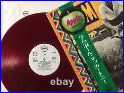The Beatles Paul Mccartney RAM JAPAN PROMO ONLY RED WAX APPLE AP-80283 WithOBI