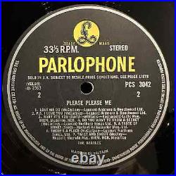 The Beatles Please Please Me 1963 Stereo Uk Parlophone 2nd Press Vinyl Nm