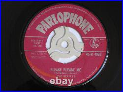 The Beatles Please Please Me 1963 UK 45 PARLOPHONE 1st RED LABELS