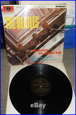 The Beatles, Please Please Me, 1963 Uk Vinyl Lp Album, Black & Gold, 1/1, Pmc 1202 Vg