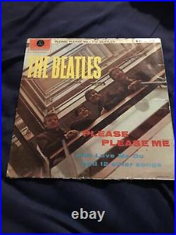 The Beatles Please Please Me BLACK AND GOLD RARE 1st Press Vinyl LP Record