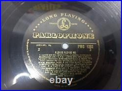The Beatles Please Please Me Black & Gold Mono Vinyl Record UK 1963 VG Cond