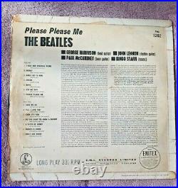 The Beatles Please Please Me (Mono) 1st Press 12 inch Vinyl Record