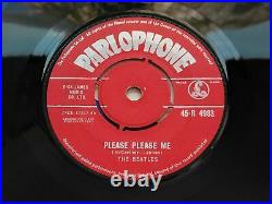 The Beatles Please Please Me Original UK Parlophone Red Label Stunning