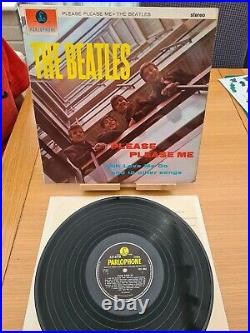 The Beatles Please Please Me Uk Parlophone Stereo Vinyl Lp Xex 95-1