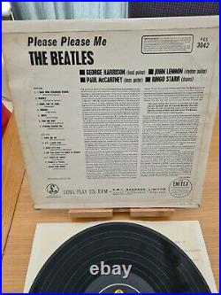 The Beatles Please Please Me Uk Parlophone Stereo Vinyl Lp Xex 95-1