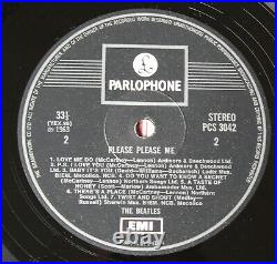 The Beatles Please Please Me Uk Stereo Vinyl Lp Pcs 3042 Near Mint One Box Emi