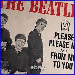 The Beatles / Please Please Me / Vee Jay Rare Picture Sleeve and 45rpm / VG+++