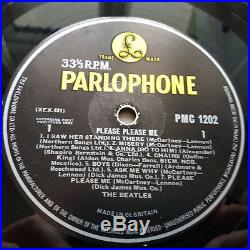 The Beatles Please Please Me Vinyl LP UK 4th Press Mono 1963 1N/1N EX
