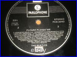 The Beatles Please Please Me Vinyl Record Album LP PCS 3042 1963