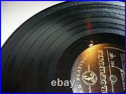 The Beatles Please Please Me Vinyl UK 1963 Parlophone Black & Gold LP! CRACKED