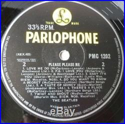 The Beatles Please please me UK MONO VINYL LP YEX421-1N & YEX422-1N MATRIX
