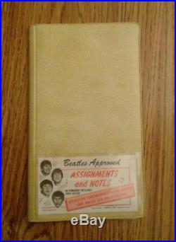 The Beatles RARE original 1964 vinyl Assignment Book unused near mint cond USA