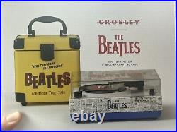 The Beatles RSD 2024 Mini Turntable + 3 Vinyl Singles + Carrying Case