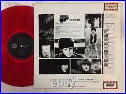 The Beatles RUBBER SOUL 1982 UK CUTTING JAPAN LIMITED MONO RED VINYL WithOBI