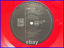 The Beatles RUBBER SOUL 1982 withOBI UK CUTTING JAPAN LIMITED MONO RED VINYL