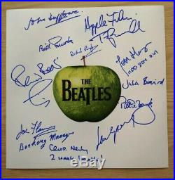The Beatles Related Lennon Quarrymen paul mccartney John lennon Signed vinyl