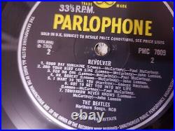 The Beatles Revolver 1966 Mono (XEX 605-2/XEX 606-2) KT Vinyl LP Awesome Play