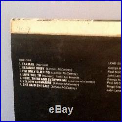 The Beatles Revolver Mono vinyl LP 1st UK Press 1966 Parlophone PMC 7009 RARE