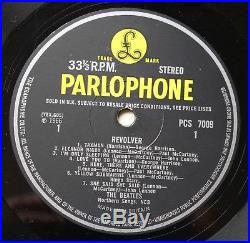 The Beatles Revolver Vinyl Lp Uk First Press Stereo Pcs 7009