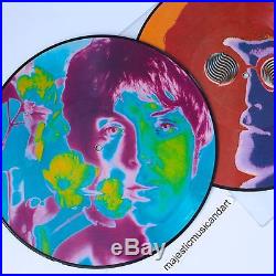 The Beatles Richard Avedon Picture Disc Vinyl 2 Lp Set Limited 500 Mint