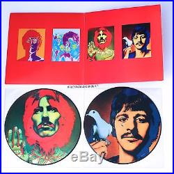 The Beatles Richard Avedon Picture Disc Vinyl 2 Lp Set Limited 500 Mint