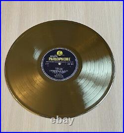The Beatles Rubber Soul 1965 Gold Vinyl Record