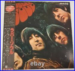 The Beatles Rubber Soul Mono Lp Vinyl Red Wax Japan 1982 Ex
