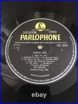 The Beatles Rubber Soul'STEREO COVER' 1st pressing