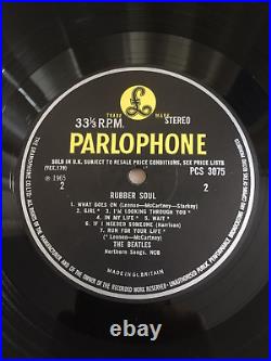 The Beatles Rubber Soul'STEREO COVER' 1st pressing