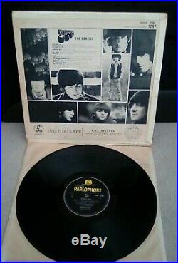 The Beatles Rubber Soul Vinyl 12 Scarce Loud Cut 1/1 Press PMC 1267 UK 1965